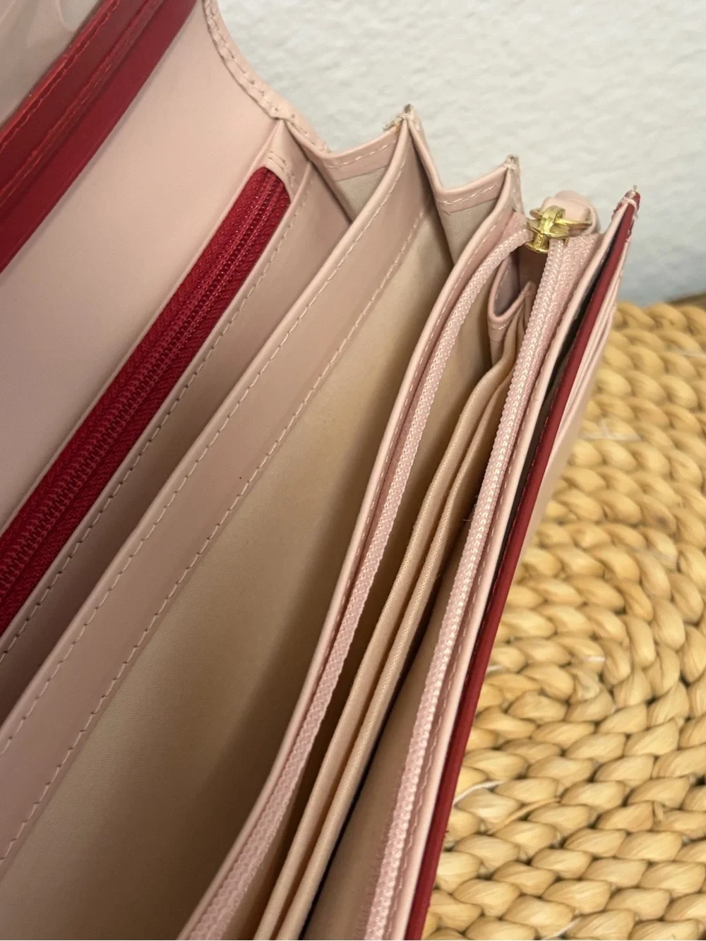 Radley London Pink “In Bloom” Leather Flap Over Matinee Long Wallet - Like New